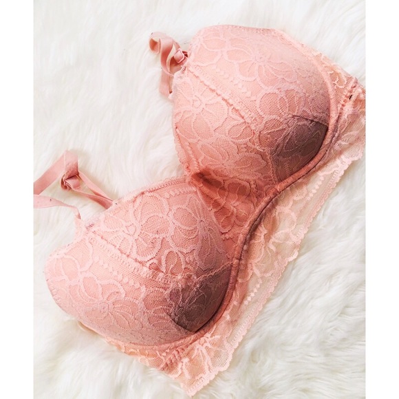 PINK Victoria's Secret Other - PINK VS Baby Pink Lace Bralette✨LARGE